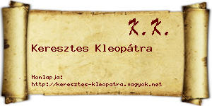 Keresztes Kleopátra névjegykártya